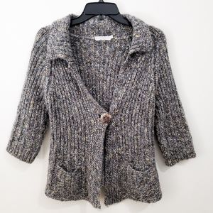 STAMBECCO ITALY ITALIAN SWEATER SINGLE BUTTON ¾